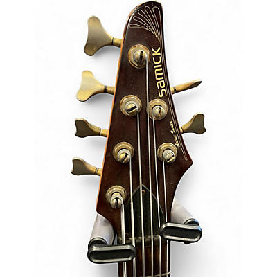 Used Samick  Artist series Natural Electric Bass Guitar