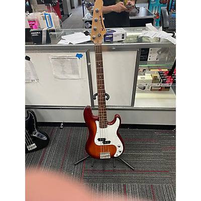 Used Samick Bass 2 Color Sunburst Electric Bass Guitar