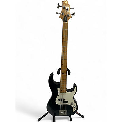 Samick Used Samick CORSAIR GREG BENNET DESIGN Black and White Electric Bass Guitar