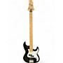 Used Samick Corsair Black and White Electric Bass Guitar Black and White