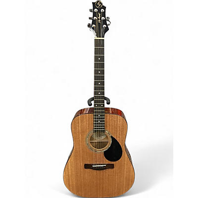 Used Samick D1 Natural Acoustic Guitar