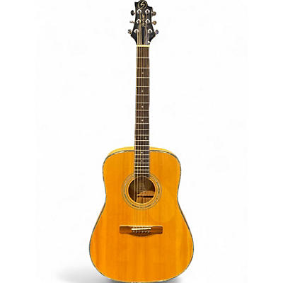 Used Samick D9 Antique Natural Acoustic Guitar