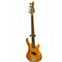 Used Samick FB15 Natural Electric Bass Guitar Natural
