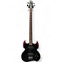 Used Samick GREG BENNETT BLACK AND RED Electric Bass Guitar BLACK AND RED