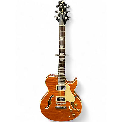 Used Samick GREG BENNETT RL3 AMBER BURST Hollow Body Electric Guitar