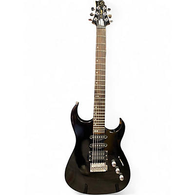 Used Samick Greg Bennett Interceptor Black Solid Body Electric Guitar