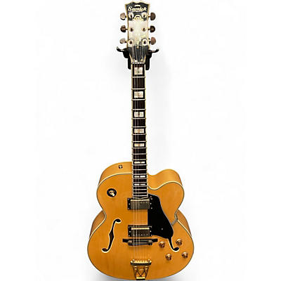 Used Samick H1150 ARTIST Natural Hollow Body Electric Guitar