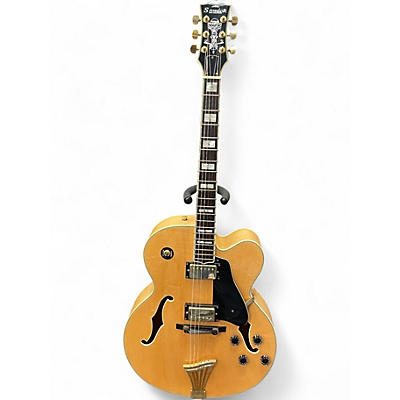 Used Samick HJ650 Natural Hollow Body Electric Guitar