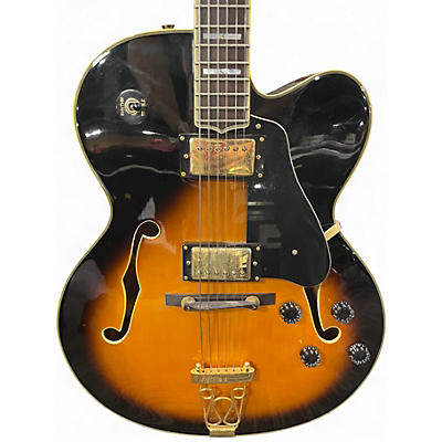 Used Samick HJ650 Sunburst Hollow Body Electric Guitar