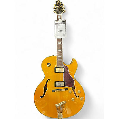 Used Samick JZ-3 Natural Hollow Body Electric Guitar