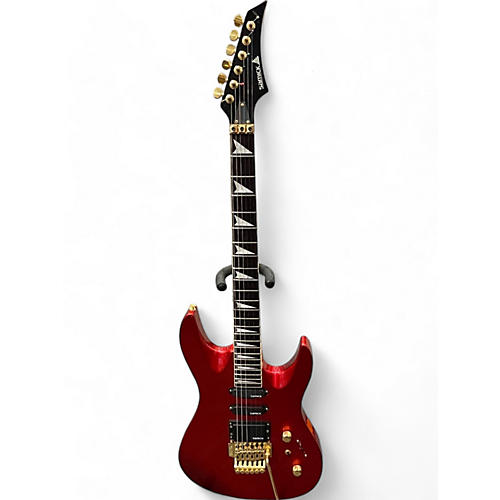 Used Samick KJ640 Candy Apple Red Metallic Solid Body Electric Guitar Candy Apple Red Metallic