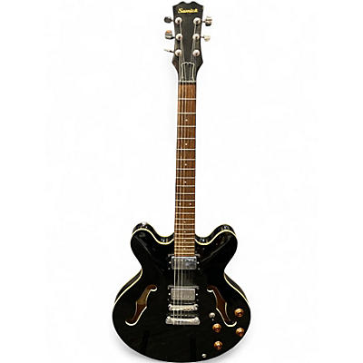Used Samick LA-30BK Black Hollow Body Electric Guitar
