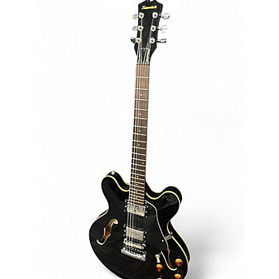 Used Samick LA30 Black Hollow Body Electric Guitar