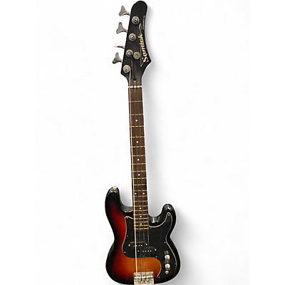 Used Samick LB-11 2 Color Sunburst Electric Bass Guitar