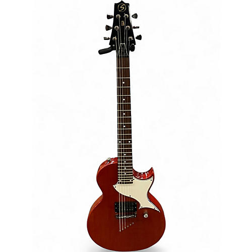 Used Samick Linda LN-10 Les Paul Jr Mahogany Solid Body Electric Guitar Mahogany