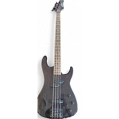 Used Samick PJ Style Bass Black Electric Bass Guitar