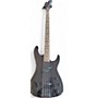 Used Samick PJ Style Bass Black Electric Bass Guitar Black