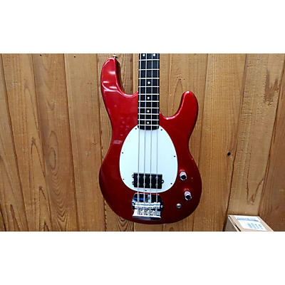 Used Samick Pmb41 Sparkle Red Electric Bass Guitar