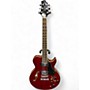 Used Samick RL-2/TR Red Hollow Body Electric Guitar Red