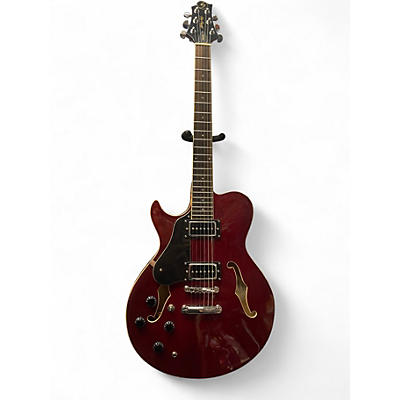 Used Samick RL2\LH\TR Red Hollow Body Electric Guitar