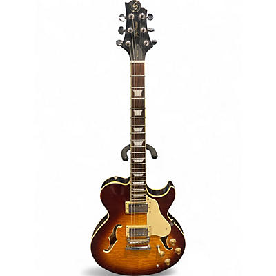 Used Samick RL3 2 Color Sunburst Hollow Body Electric Guitar