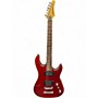 Used Samick S-Style Trans Red Solid Body Electric Guitar Trans Red