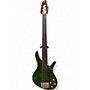 Used Samick SAKB56690 Trans Green Electric Bass Guitar Trans Green