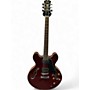 Used Samick SAN 450 ARTIST EDITION Trans Red Hollow Body Electric Guitar Trans Red