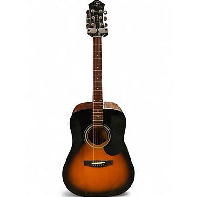 Used Samick SMS100VS Sunburst Acoustic Guitar