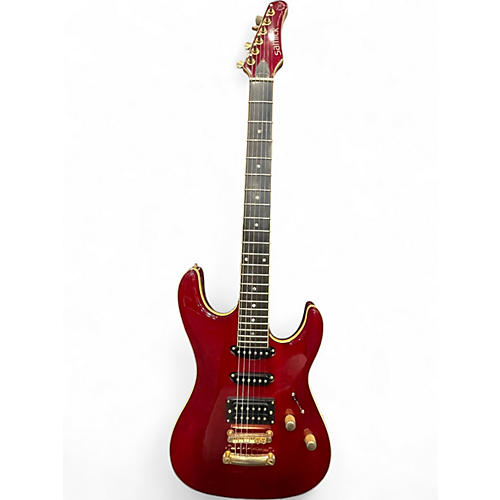 Used Samick SMX3 Red Solid Body Electric Guitar Red