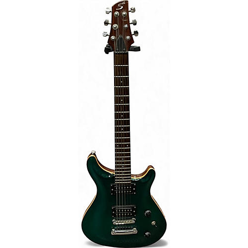 Used Samick SONATA Emerald Green Solid Body Electric Guitar Emerald Green