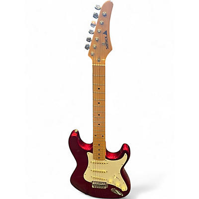 Used Samick SV130 Electric Guitar Red Solid Body Electric Guitar