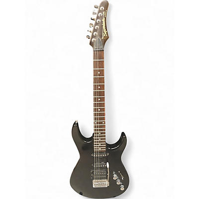 Used Samick Strat Black Solid Body Electric Guitar