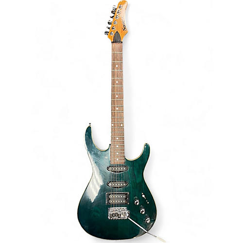 Used Samick Super Strat Emerald Green Solid Body Electric Guitar Emerald Green