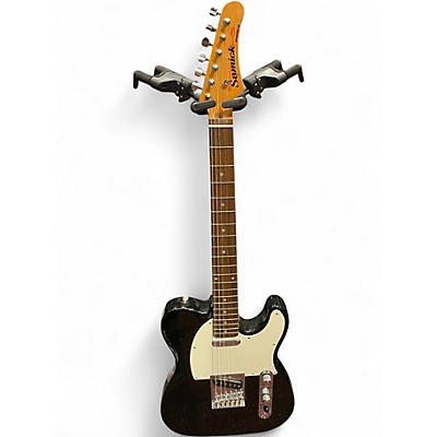 Used Samick Telecaster Black Solid Body Electric Guitar