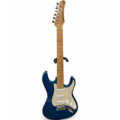 Used Samick Valley Arts Guitar Pro Series Lake Placid Blue Solid Body Electric Guitar