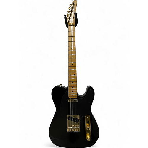 Used Samick ray benson telecaster Black Solid Body Electric Guitar Black
