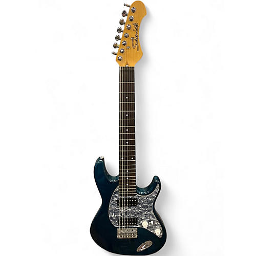 Used Samick skn-700 green Solid Body Electric Guitar green