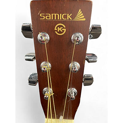 Samick Used Samick sw 210ts Natural Acoustic Guitar