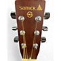 Used Samick sw 210ts Natural Acoustic Guitar Natural