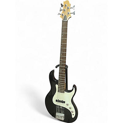Used Samik FN15 Black Electric Bass Guitar