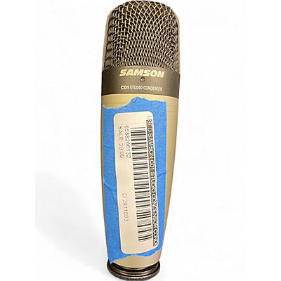 Used Samson C01 STUDIO CONDENSOR Condenser Microphone
