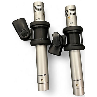 Used Samson C02 PAIR Condenser Microphone