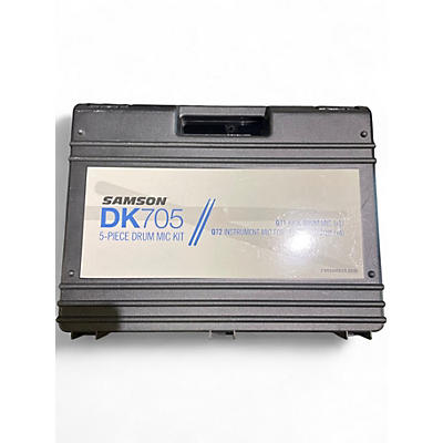 Used Samson DK705 5 piece drum mic kit Percussion Microphone Pack