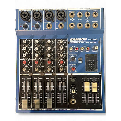 Used Samson MDR6 Powered Mixer