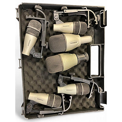 Used Samson Q 6 piece drum mic pack Drum Microphone