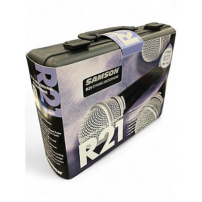 Used Samson R21 3 PACK Dynamic Microphone
