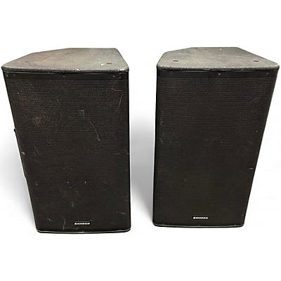 Used Samson RSX115 PAIR Powered Speaker