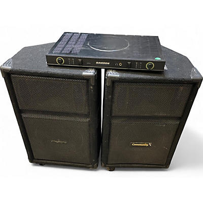 Used Samson Servo 120 with Community Speakers Sound Package