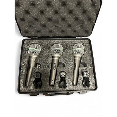Used Samson q6 3 pack Dynamic Microphone
